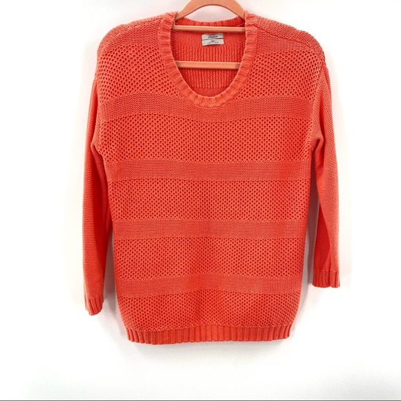 Madewell Sweaters - Madewell Wallace Coral Knit Sweater